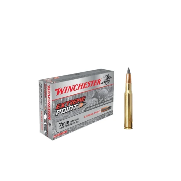 Cartouche WINCHESTER Cal.7MM REM MAG Extreme Point 140 GR 9.1G