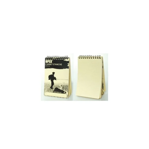 Carnet étanche avec crayon