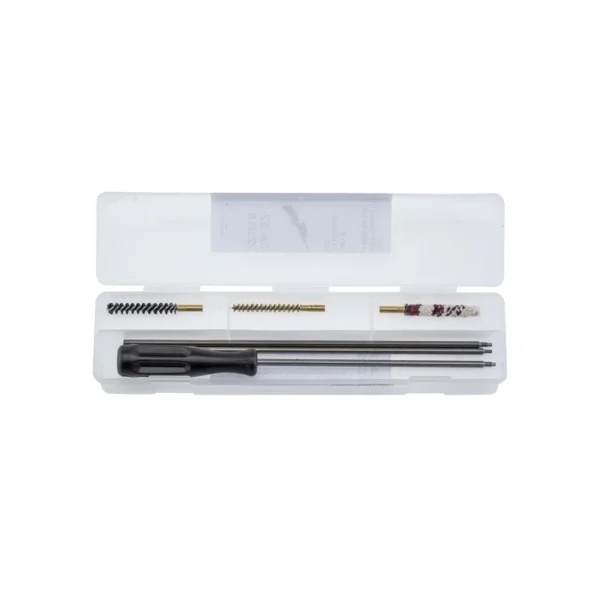 Set de nettoyage 3 écouvillons (crin, laiton, laine)pour cal.22lr/.223REM baguette acier