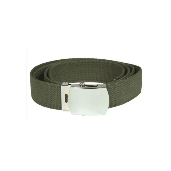 Ceinture US toile coton boucle métal