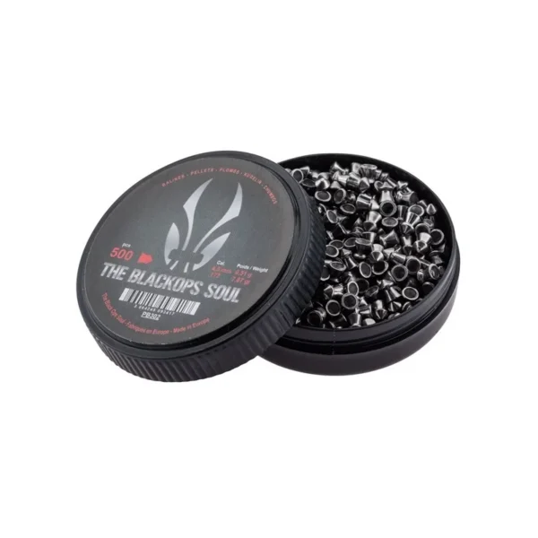 Boite de Plombs Diabolos The Black Ops Soul Tête Pointue Cal.4,5mm