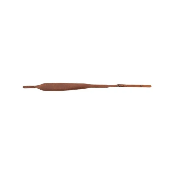 Bretelle cuir large pour fusil anti dérapante