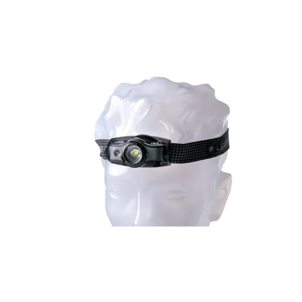 Lampe Frontale LED LENSER Rechargeable Outdoor Série MH5 Noire/grise Max 400 lumens
