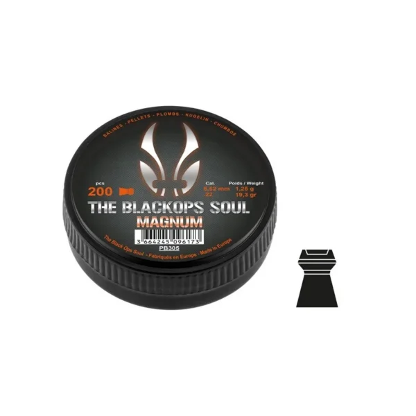 PLOMBS BO The BLACK OPS soul MAGNUM cal. 5,5mm