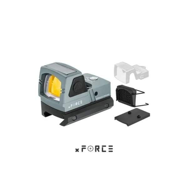 Viseur point rouge mini SOLAIRE gris