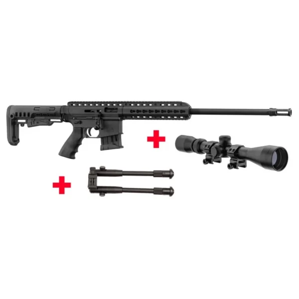 Carabine Pack Pallas Sniper noir BA-15 – Calibre .22LongRifle
