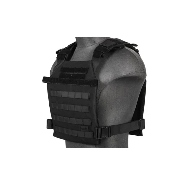 Gilet LANCER TACTICAL léger Plate carrier noir 100D
