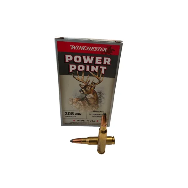 Cartouches WINCHESTER Cal .308 WIN 150GR PP