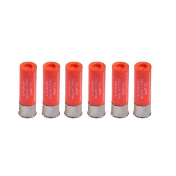 Pack de 6 cartouches Airsoft fusil à pompe