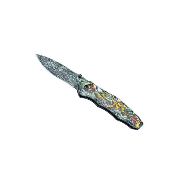 Couteau CJH 3D dragon chinois