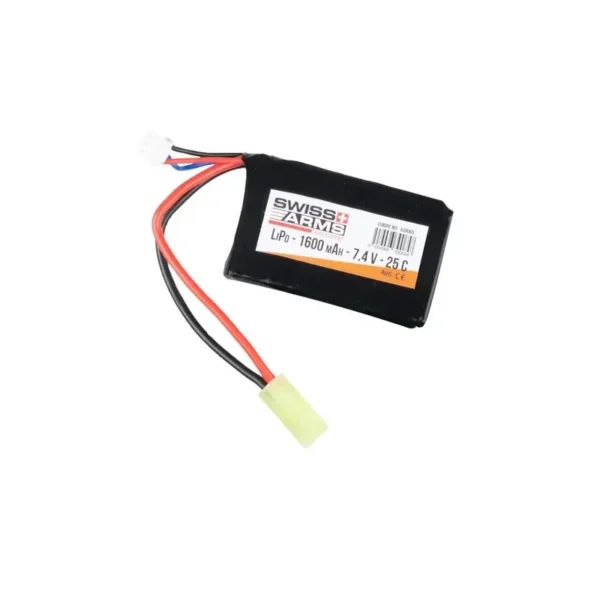 Batterie pack Swiss arms LIPo 7.4V 1600mAh Mini Tamyia 25C /C