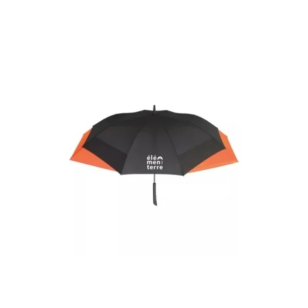 Parapluie noir/orange