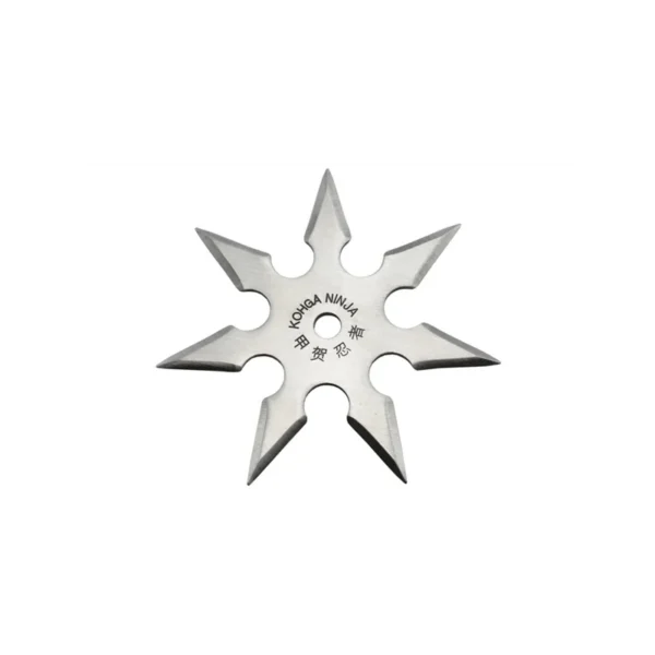 Shuriken 7 branches acier 420 silver – MAXKNIVES