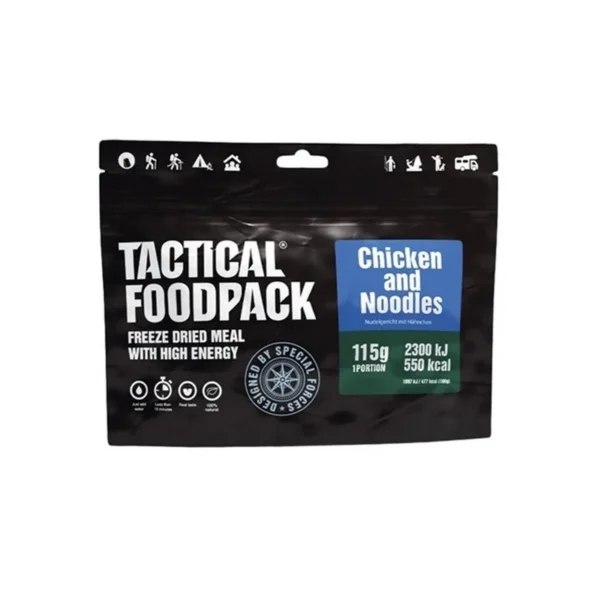 Ration alimentaire TACTICAL FOODPACK PÂTES ET POULET