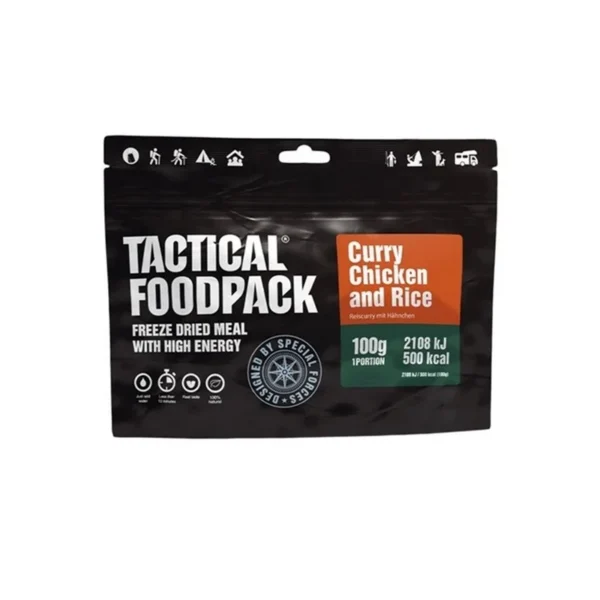 Ration alimentaire TACTICAL FOODPACK CURRY POULET ET RIZ