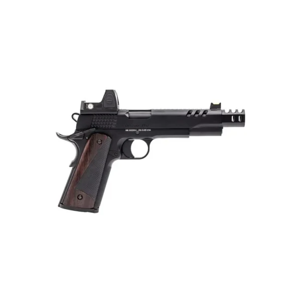 Réplique airsoft Cs-Defender Pro M.E.U sur base 1911 gaz, avec point rouge BDS inclus