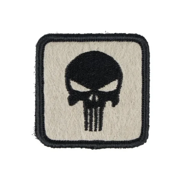 Patch crane brodé tête de mort