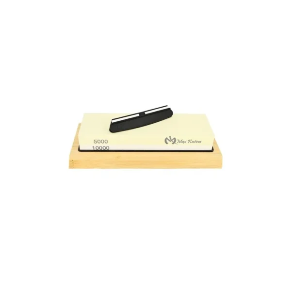 Pierre d’affûtage sur support + guide d’affûtage MAXKNIVES – MK1709 –