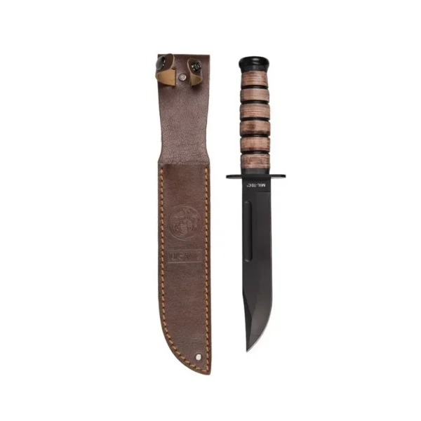 Couteau de combat USMC avec étui cuir