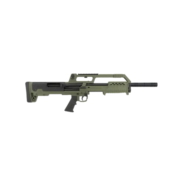 Fusil à pompe HATSAN ESCORT BULL TAC – Vert OD – Cal. 12/76 – Canon 61 cm