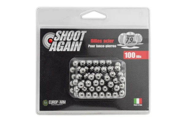 100 billes Acier – 7,9 mm.