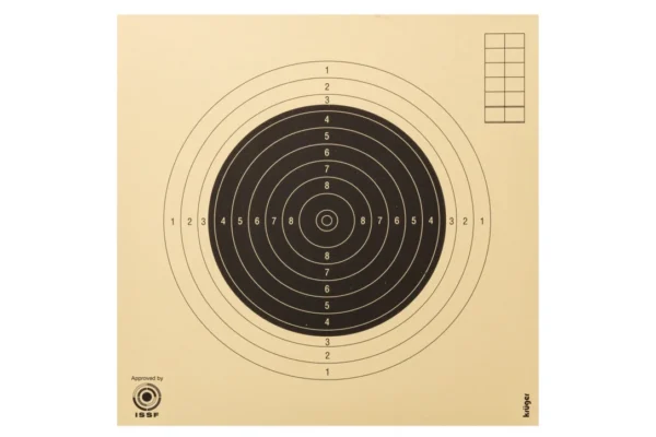 100 cartons-cibles 20 x 20 cm