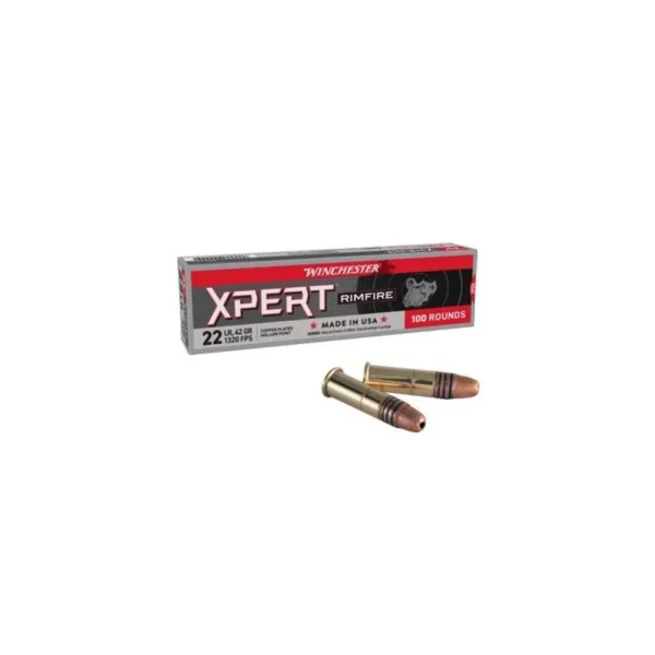 100 CARTOUCHES WINCHESTER XPERT 42G CALIBRE 22LR REF CXPERT22X | WesternGuns