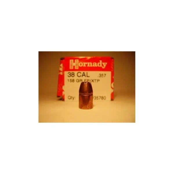 100 OGIVES HORNADY CAL 38 .357 XTP FP 158GRS | WesternGuns