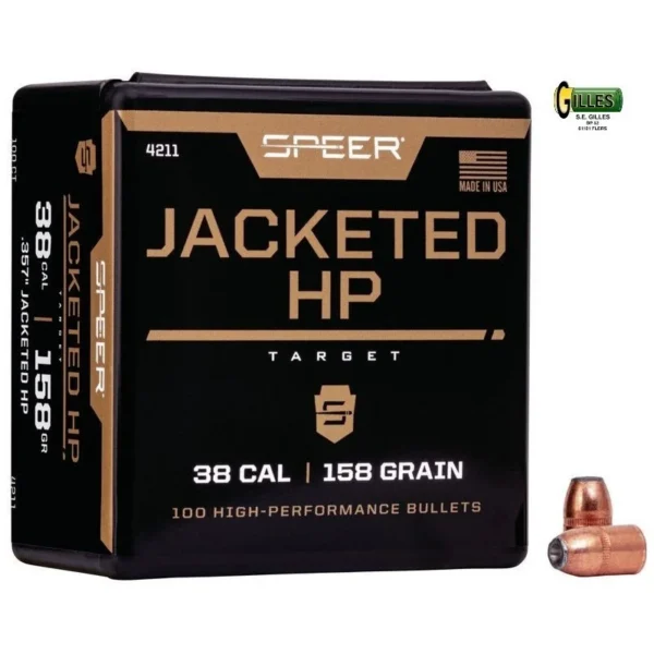 100 OGIVES SPEER CALIBRE 38 .357 158 GRS | WesternGuns