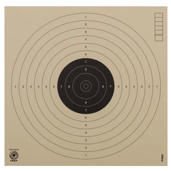 1000 CIBLES EN CARTON ISSF 17X17 | WesternGuns