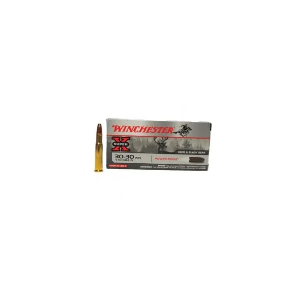 20 CARTOUCHES WINCHESTER SUPER W PPSP 170GR CALIBRE 30-30 REF CX30303 | WesternGuns