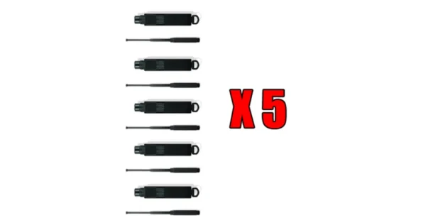 Lot de 5 x matraques Télescopiques 53 cm – Matraque – securicount
