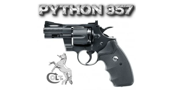 Revolver à plombs Colt Python 2.5″ Co2 billes et plombs 4.5mm -Révolver à plomb