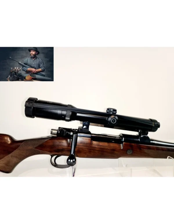 (2416) Carabine De Chasse A Verrou Artisan Allemand Jagdhaus Wilhelmshöhe Karabiner 98 K Cal.9,3X62 – OCCASION