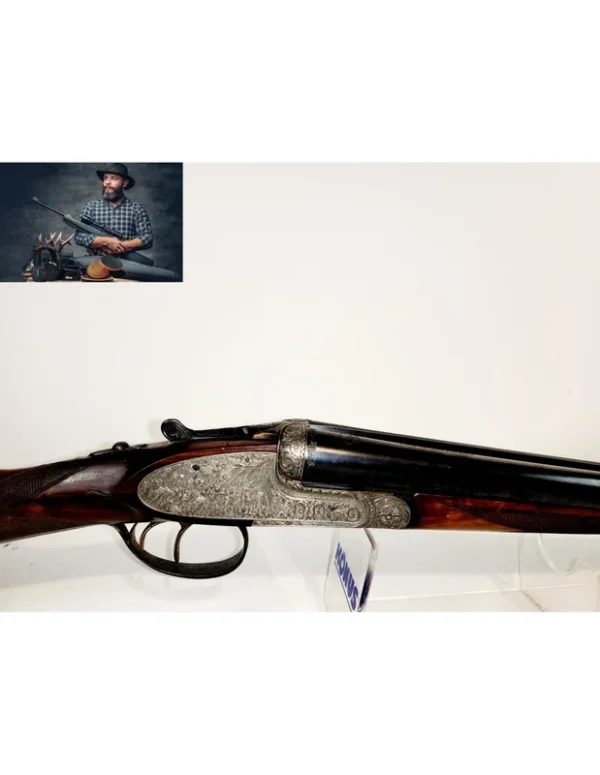 (2460) Fusil De Chasse Juxtaposé A Platines Artisan Espagnol Cal.12/70 – OCCASION