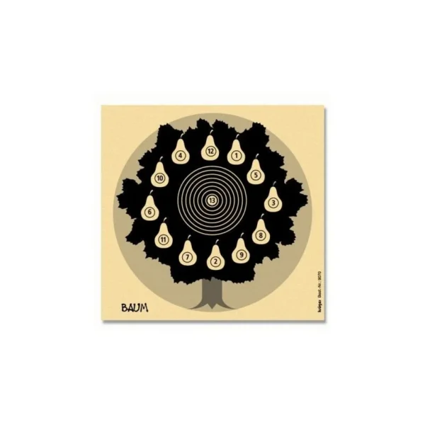 250 CIBLES DE LOISIR POIRIER 14X13.5 CM KRUGER REF K9070 | WesternGuns