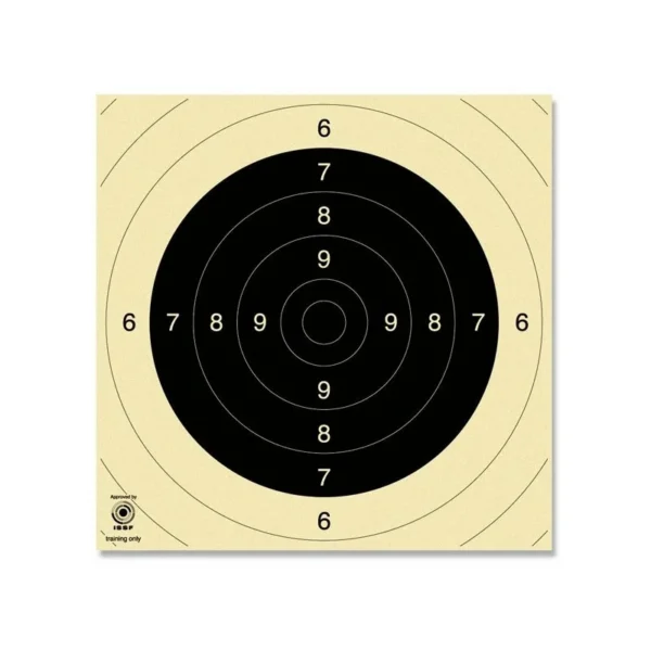 250 CIBLES VISUEL PISTOLET 25x26CM | WesternGuns