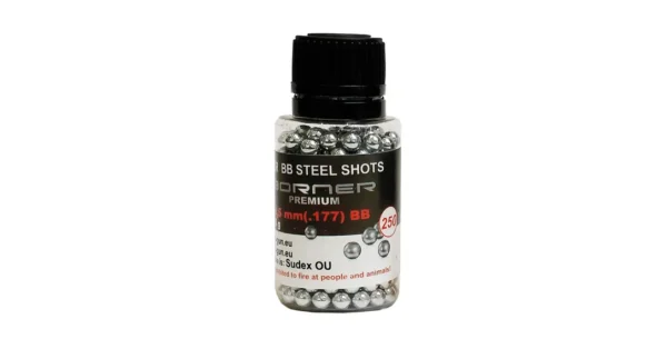 250 Billes acier 4,5 mm BBS Argent – Munitions & Cartouches/Billes & BB’s – securicount