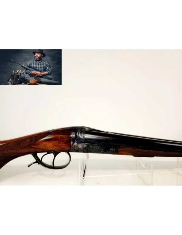 (2644) Fusil De Chasse Juxtaposé Manufrance Ideal 328 Cal.16/65 – OCCASION