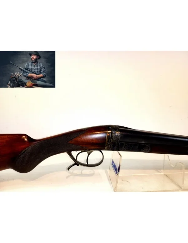 (2876) Fusil De Chasse Juxtaposé Manufrance Ideal 334 Cal.12/70 – OCCASION