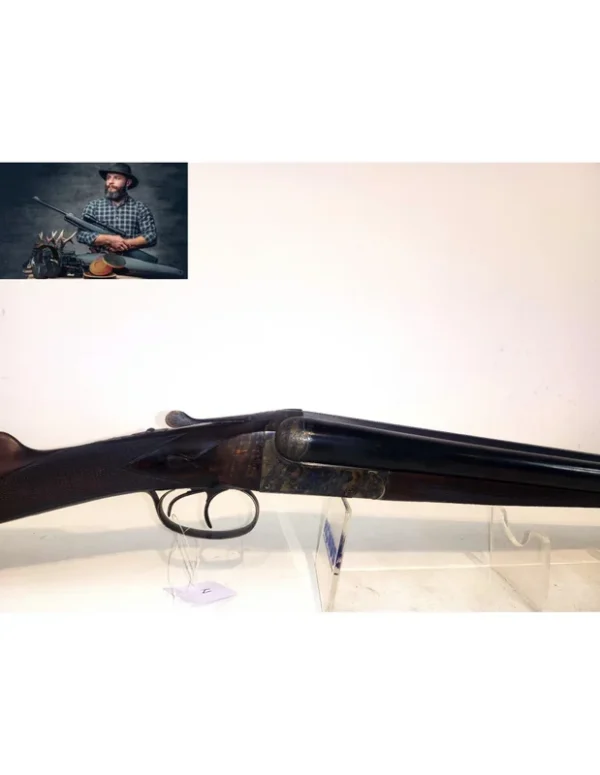 (2991) Fusil De Chasse Juxtaposé Lebeau-Courally Cal.12/70 – OCCASION