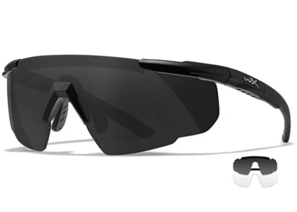 Lunettes Wiley X Sabre ADV Gris/Cadre Noir Clair