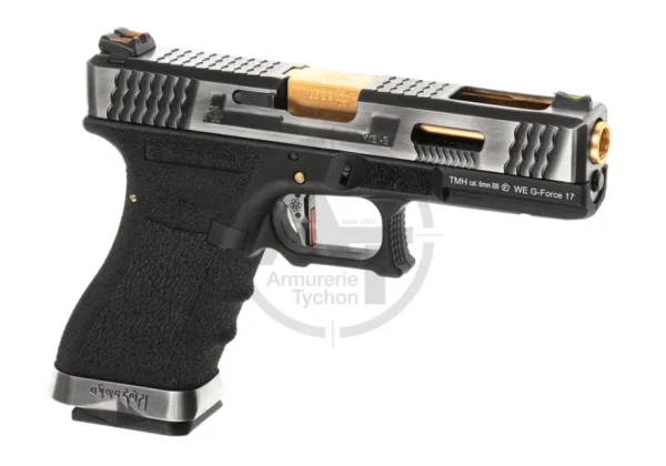 G-Force 17 SV Gold Barrel Metal Version GBB WE
