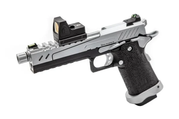 HI-CAPA 5.1 SPLIT CHROME / NOIR 1,0J + POINT ROUGE BDS