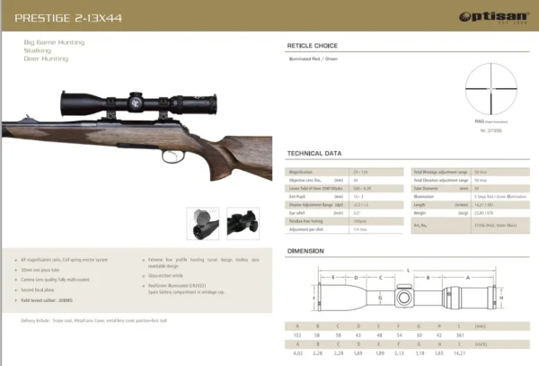 Prestige 2-13×44