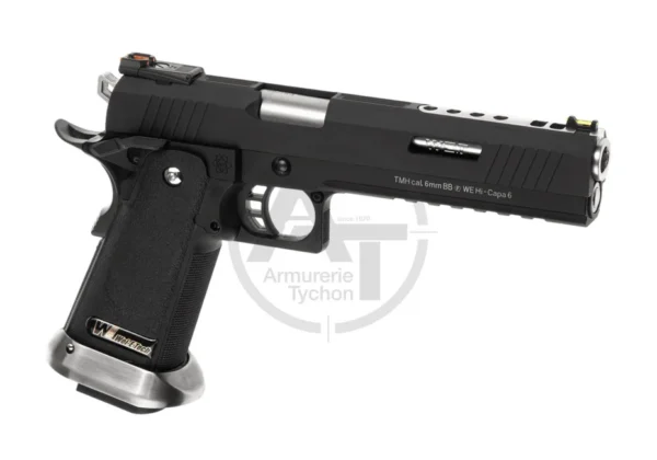 Hi-Capa 6 Force A Silver Barrel Full Metal GBB WE