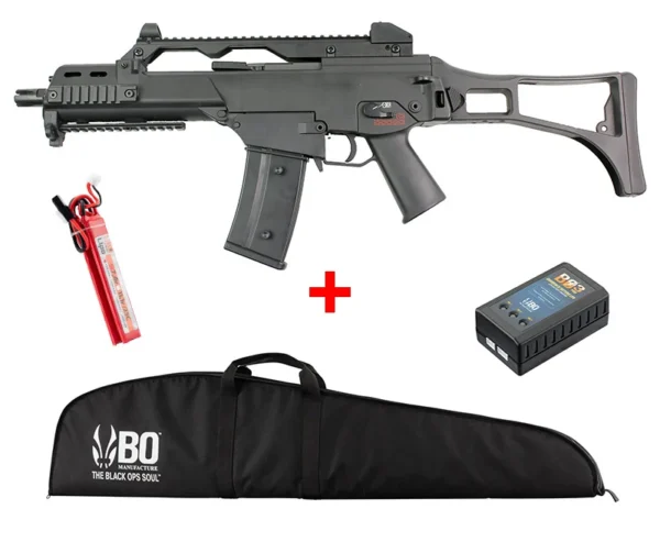 G36 Noir + Batterie Lipo + chargeur + housse