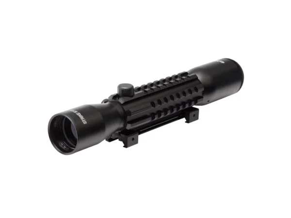 4×32 Scope w. 3-sided rail