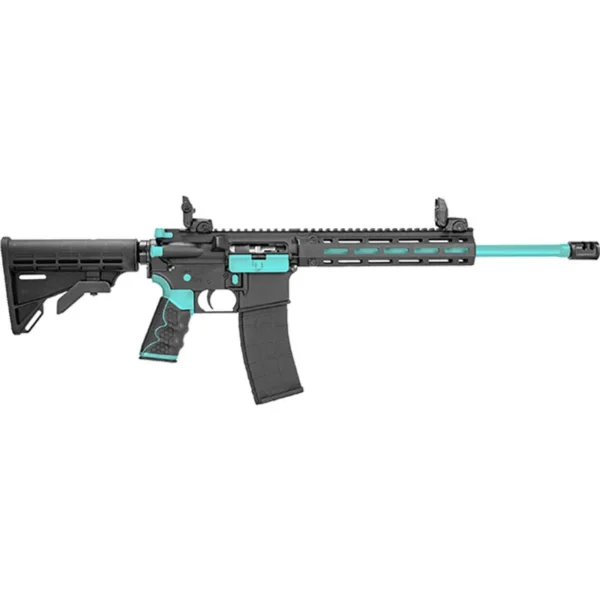 Tippman M4-22 REDLINE – Robin Egg Blue, Sans optic, 22LR 16¨