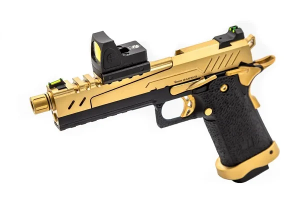HI-CAPA 5.1 SPLIT GOLD / NOIR 1,0J + POINT ROUGE BDS